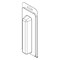 Visipak Thermoform-CLAMSHELL-#378-9.688-3.562-6.875-1.000-1.125-0.0175-CLEAR, 400PK 378TF - alternate 1